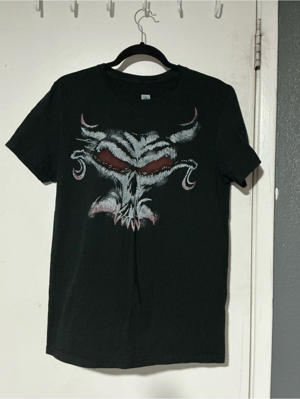 "WWE Authentic Brock Lesnar 'The Beast Skull' T-Shirt Black Men's Medium 2023".